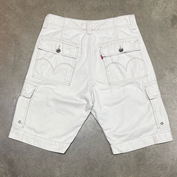 Vintage Y2K Levi's Faded Grunge Baggy Cargo Shorts - Picture 2 of 12